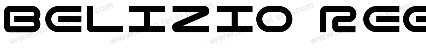 belizio regular字体转换